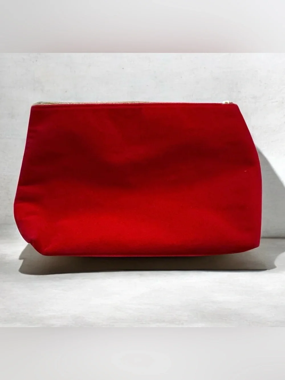 Victoria's Secret Red Velvet Bow Cosmetic Clutch